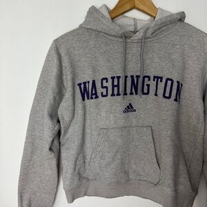 Adidas Heather Gray Washington (UW) Hoodie